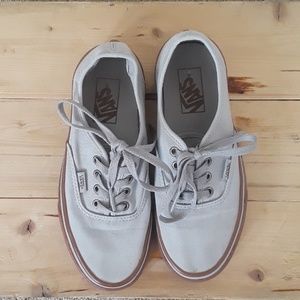 Gray Gum Bottom Vans